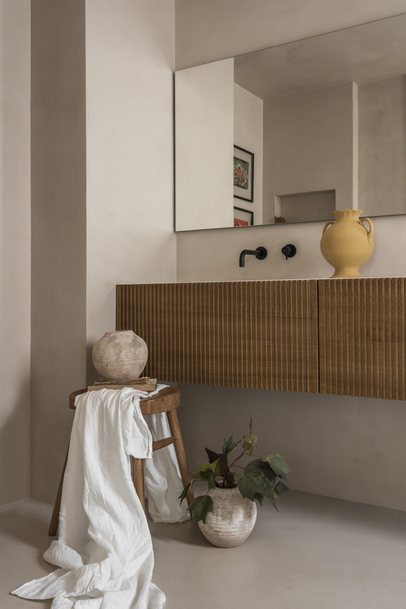 Diseños de baños con microcemento